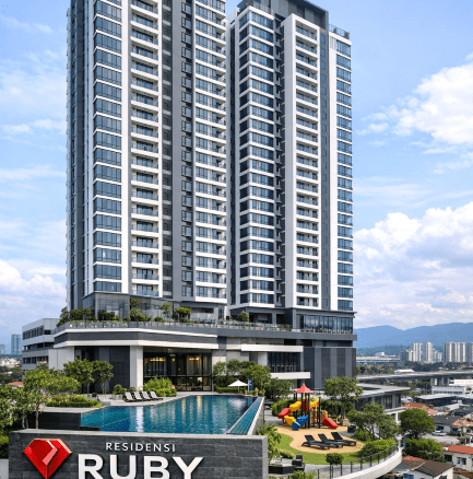 Residensi Ruby Tower @ Sea Park Service Residences for rent