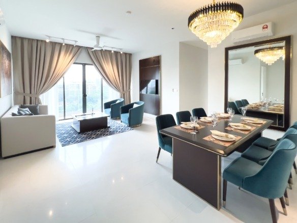 Oxford Residence for Rent KL 3+1 Bedrooms Fully Furnished